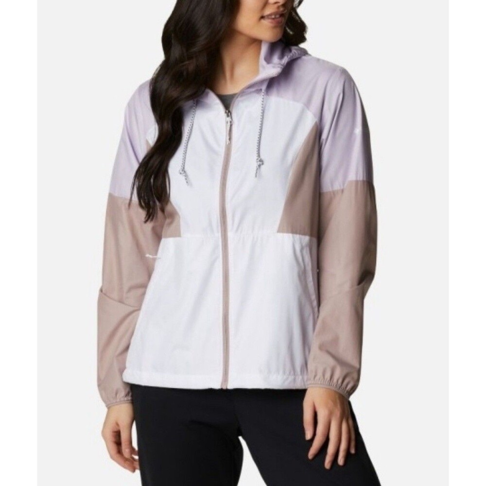 Columbia Women’s Windbreaker Colorblock Pastels 90’s Outdoors-1X